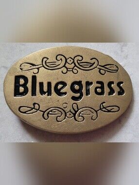 Buckle Brass-tone Oval Plate - Buckle